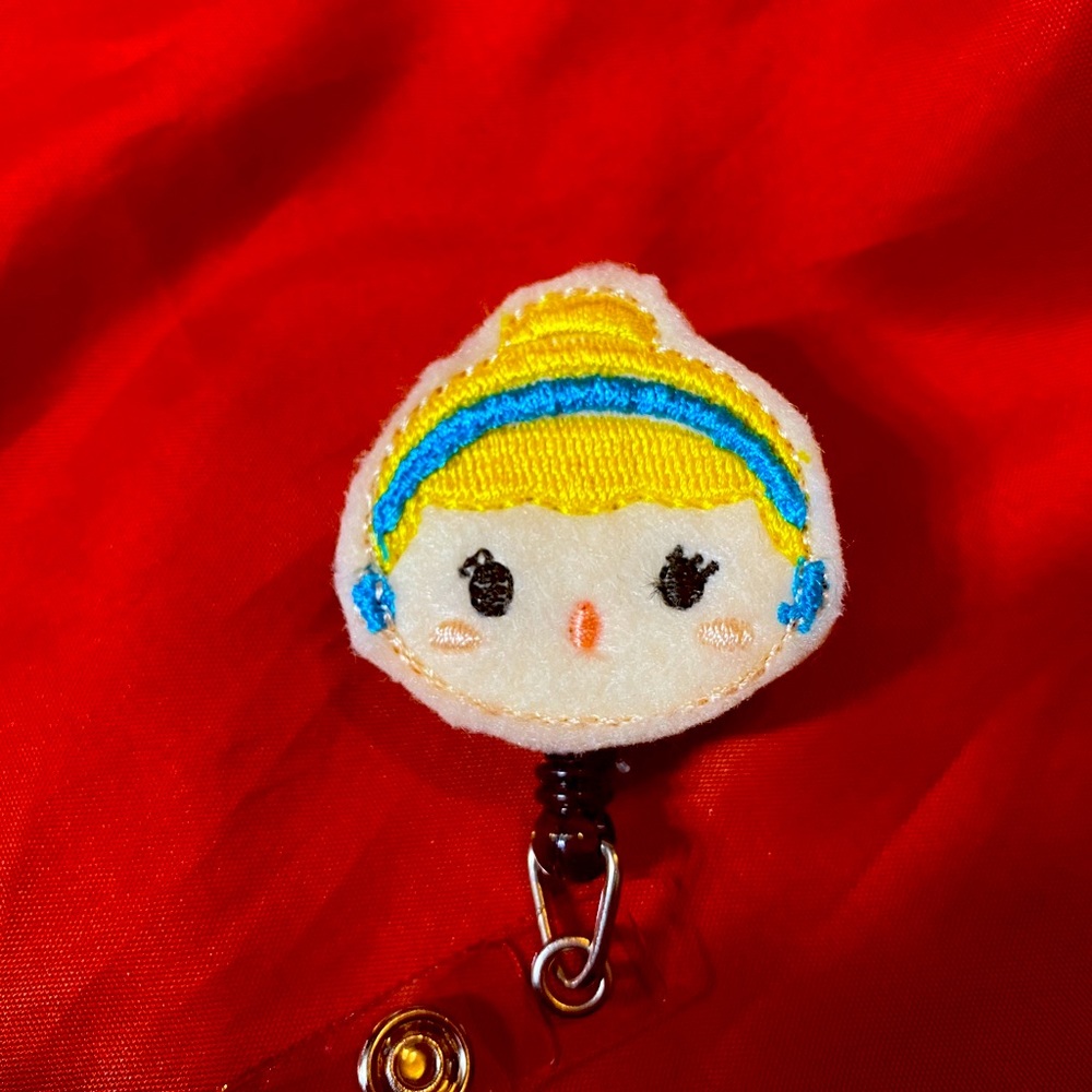 Princess Cinderella badge reel